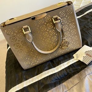 Henri Bendel Turnlock Laser Satchel - Brand New